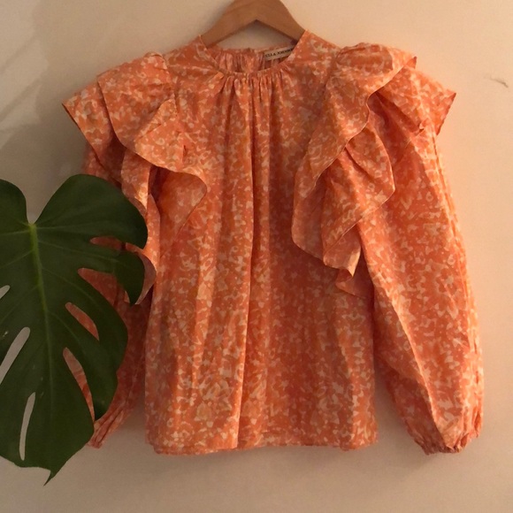 Ulla Johnson Tops - Ulla Johnson Caasi Blouse Blush Batik size 2